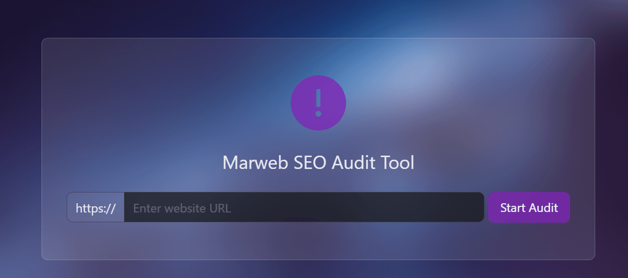 Audit SEO Marweb 2ca40f86b1